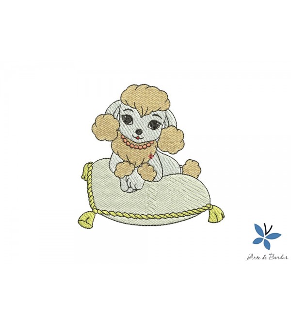 Matriz de Bordado Cachorrinha Poodle 002
