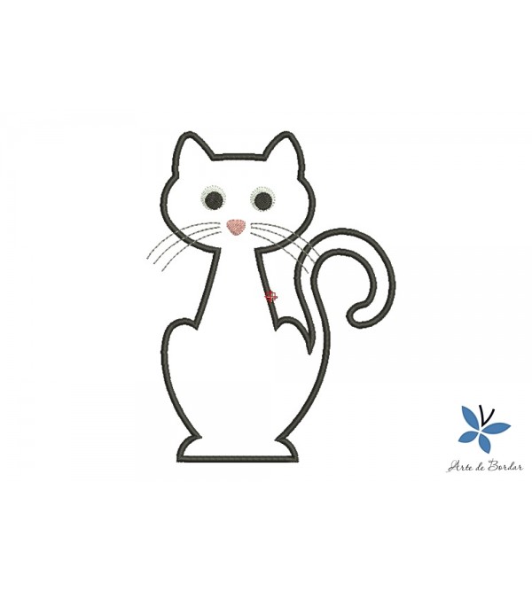 Matriz de Bordado Gatinho 006