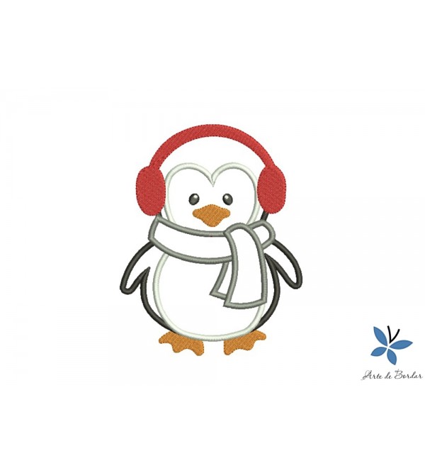 Matriz de Bordado Pinguim 001