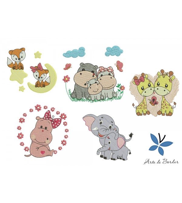 Matrizes de Bordado Coleção ANIMAIS 026