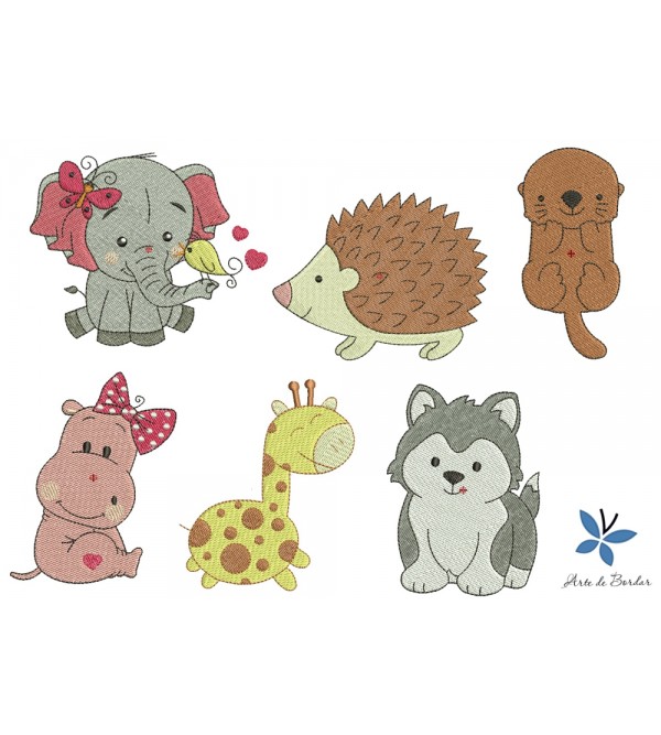Matrizes de Bordado Coleção ANIMAIS 023