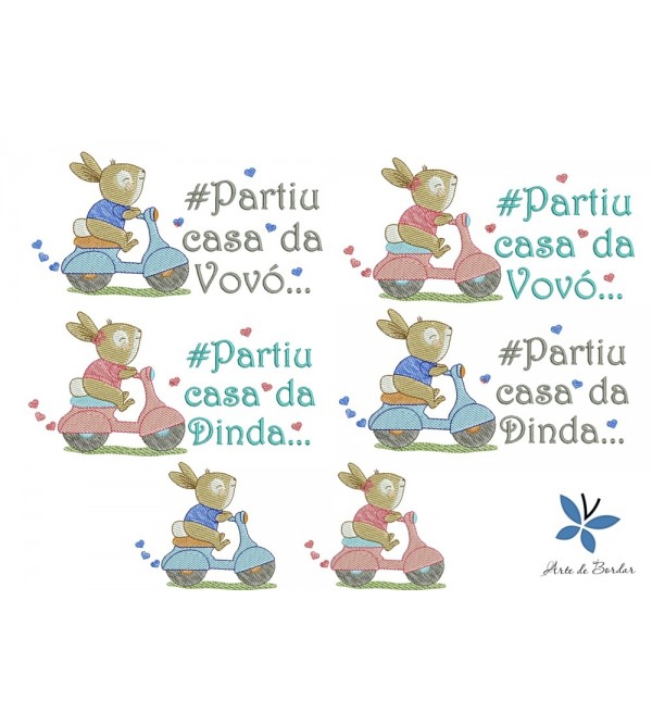 Matrizes de Bordado Coleção ANIMAIS 029