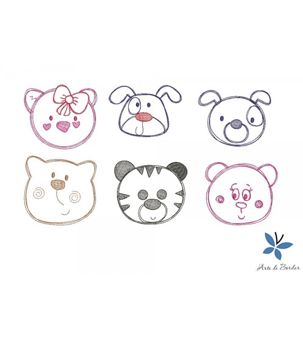 Matrizes de Bordado Coleção Animais 031