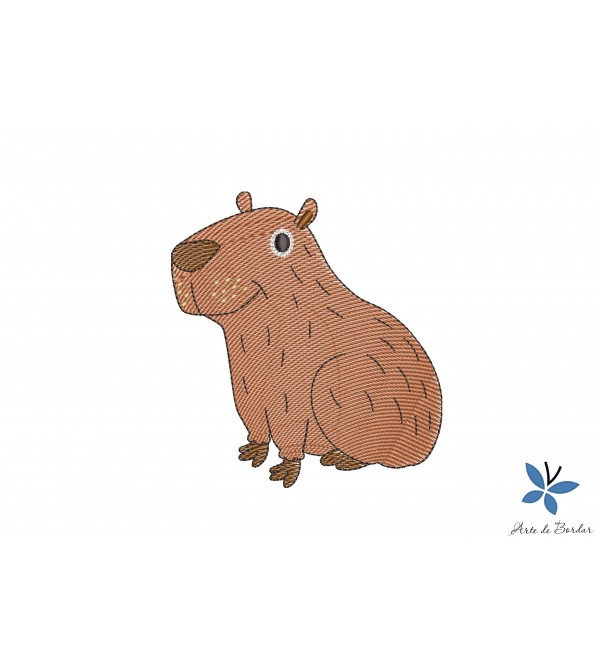 Matriz de Bordado Capivara 003