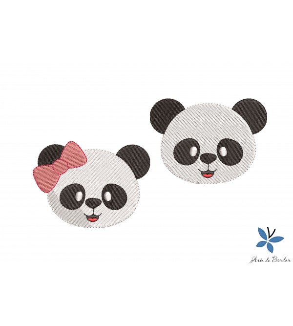 Matrizes de Bordado Pandas 007