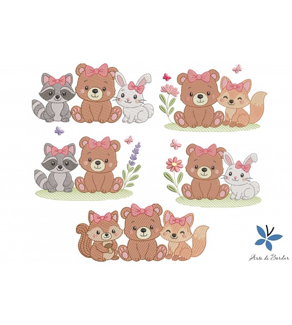 Matrizes de Bordado Coleção Animais 003