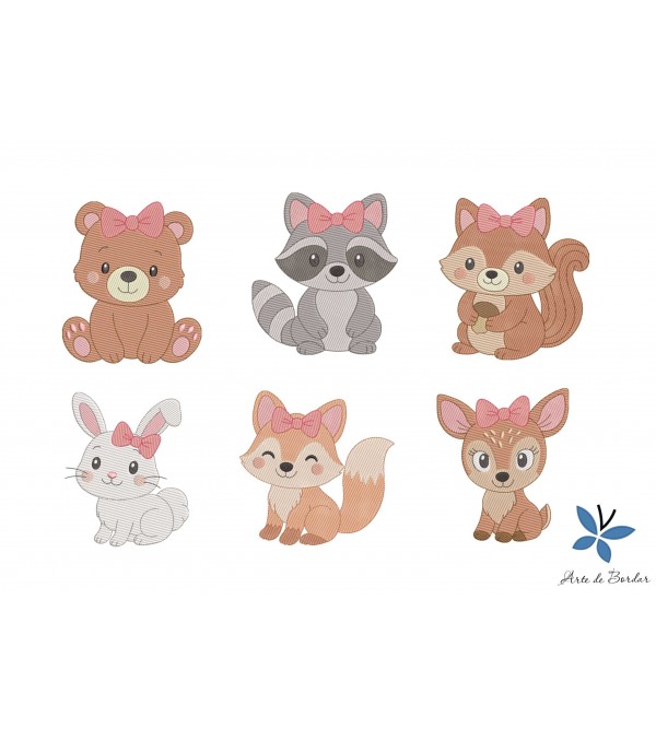 Matrizes de Bordado Coleção Animais 003