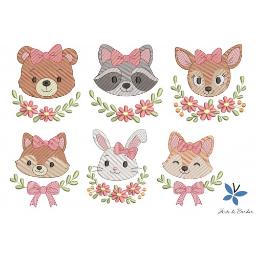 Matrizes de Bordado Coleção Animais 004