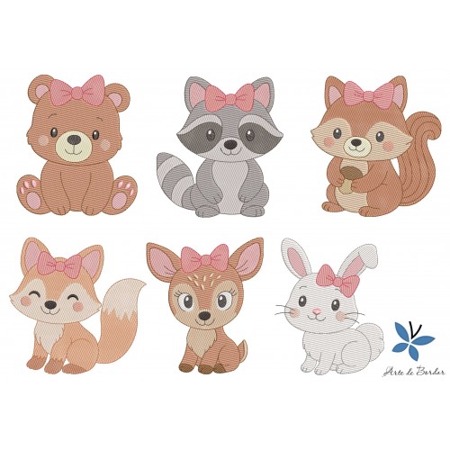 Matrizes de Bordado Coleção Animais 005