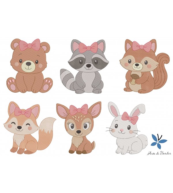 Matrizes de Bordado Coleção Animais 005