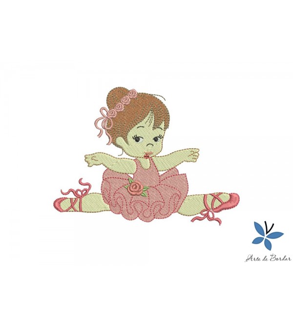 Matriz de Bordado Bailarina 010
