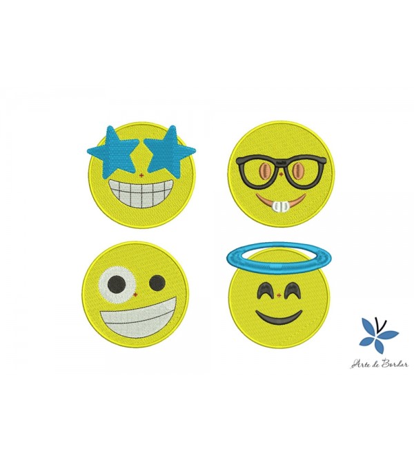 Matrizes de Bordado Emojis 002