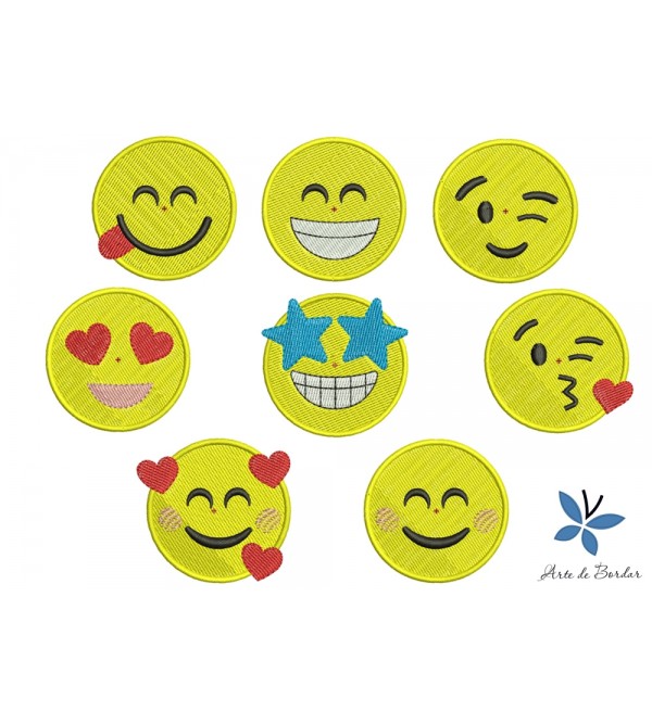 Matrizes de Bordado Emojis 003