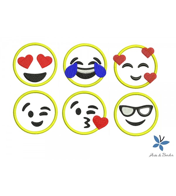 Matrizes de Bordado Emojis 004