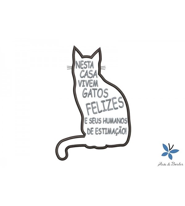 Matriz de Bordado Gatinho 011