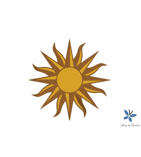 Matriz de Bordado Sol 003