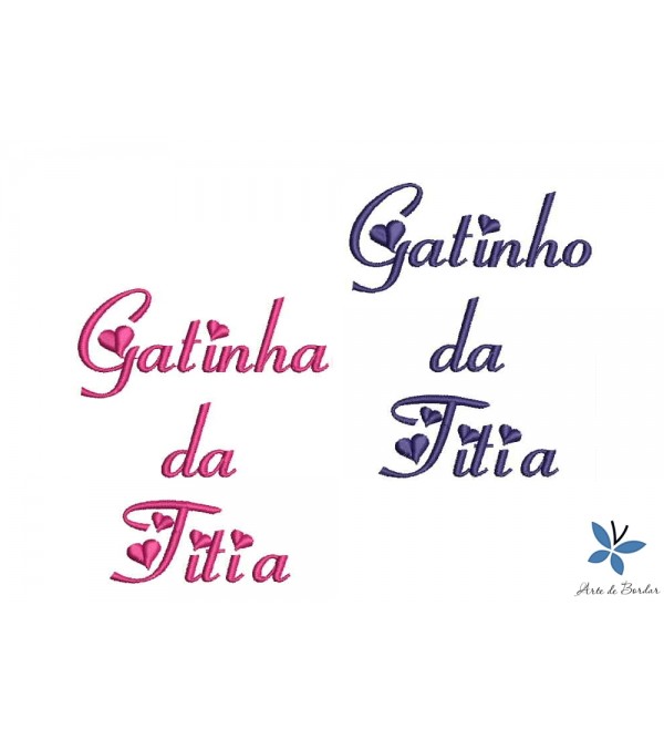 Matrizes de Bordado Titia 004