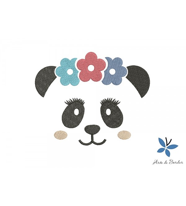 Matriz de Bordado Pandas 006