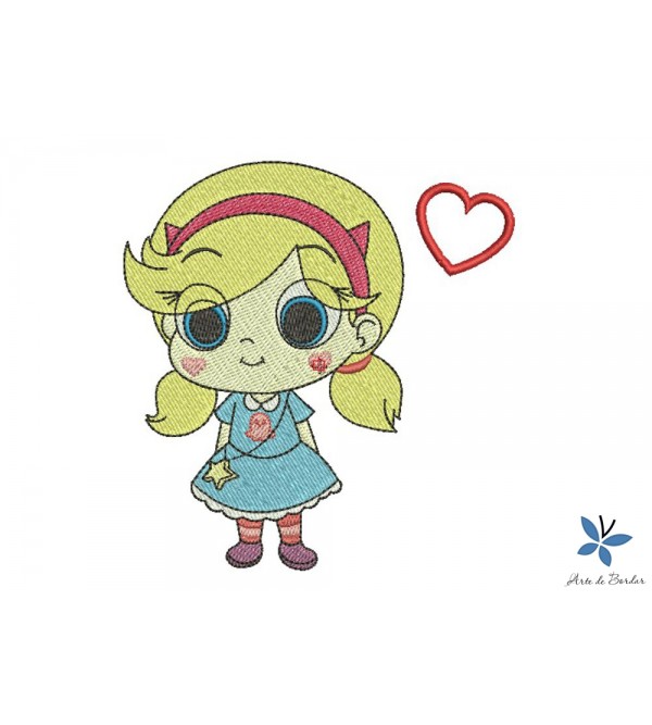 Matriz de Bordado Menina 001
