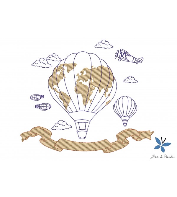 Matriz de Bordado Balão 001