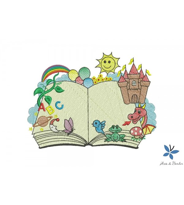 Matriz de Bordado LIVRO 001