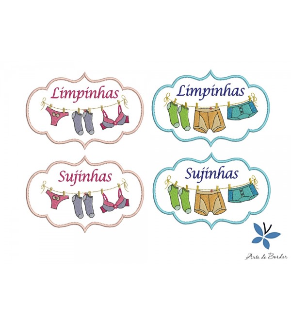 Matrizes de Bordado Sujinhas e Limpinhas 001