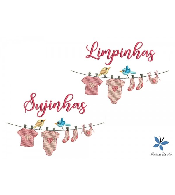 Matrizes de Bordado Sujinhas e Limpinhas 002 