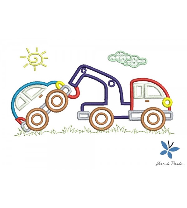 Matriz de Bordado Caminhão infantil 006