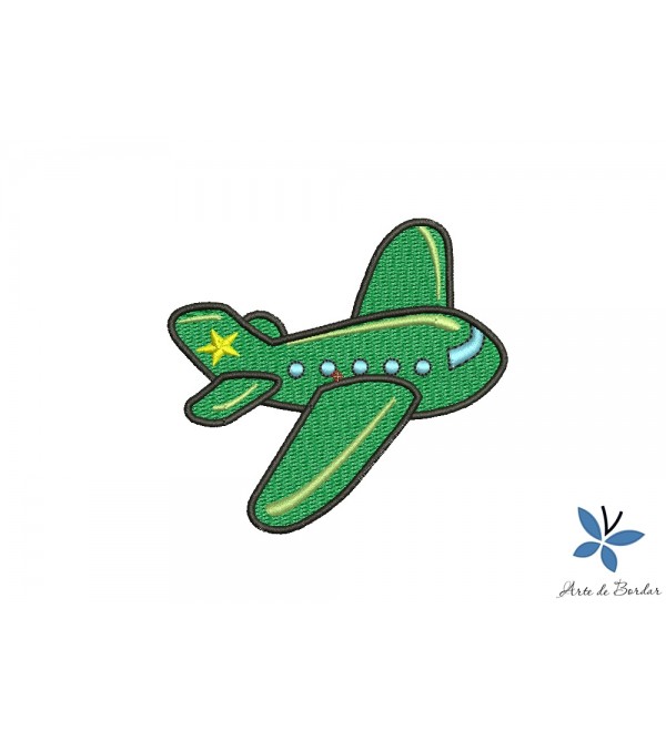Matriz de Bordado Avião 001