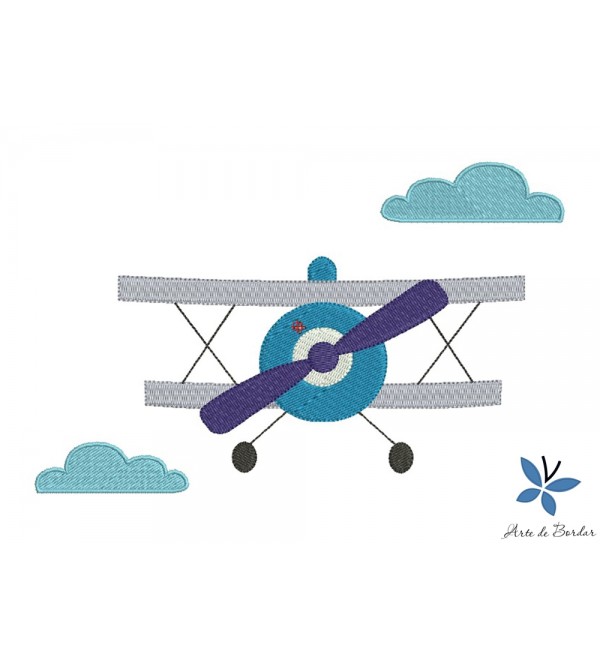 Matriz de Bordado Avião 005