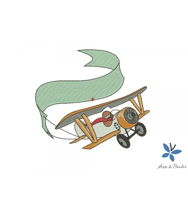 Matriz de Bordado Avião 006