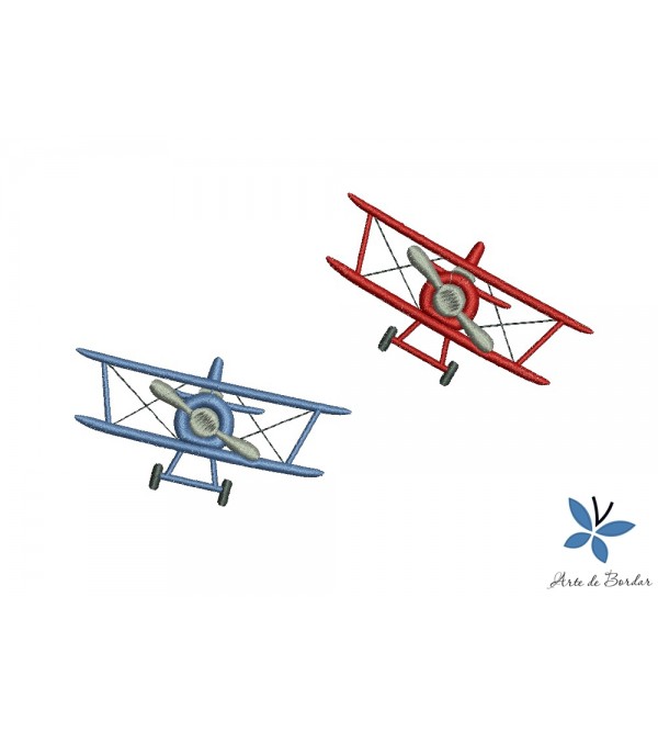 Matriz de Bordado Avião 008