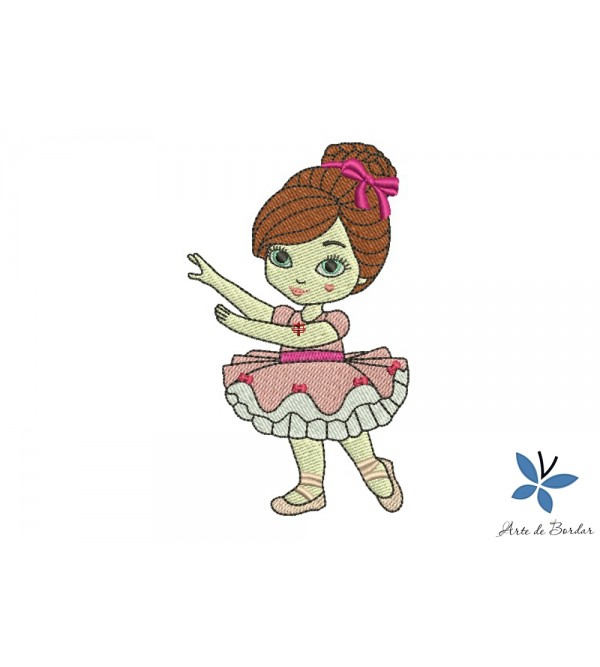 Matriz de Bordado Bailarina 019