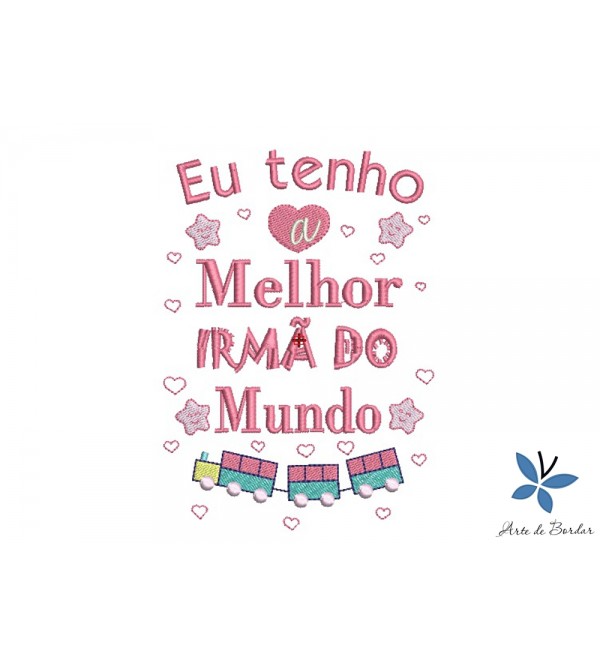 Matriz de Bordado Melhor irmã 001