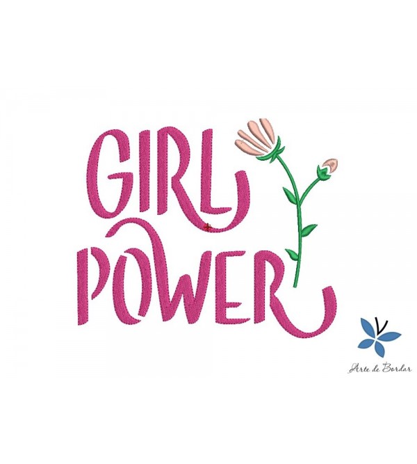 Matriz de Bordado Girl Power 002