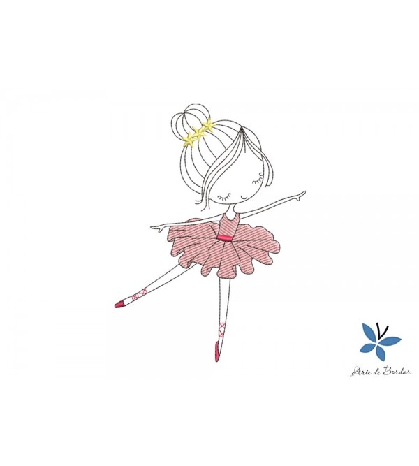 Matriz de Bordado Bailarina 022