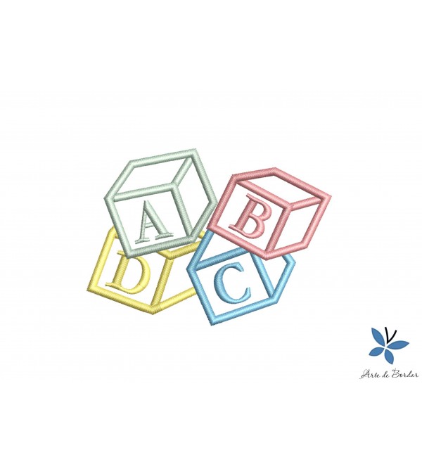 Matriz de Bordado Dadinhos 001