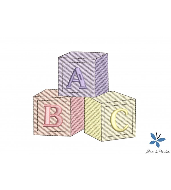 Matriz de Bordado Dadinhos 002