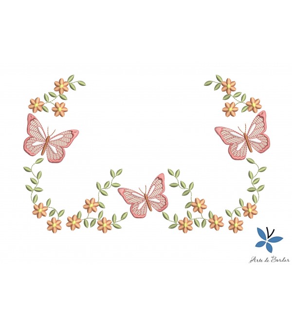 Matriz de Bordado Moldura 296