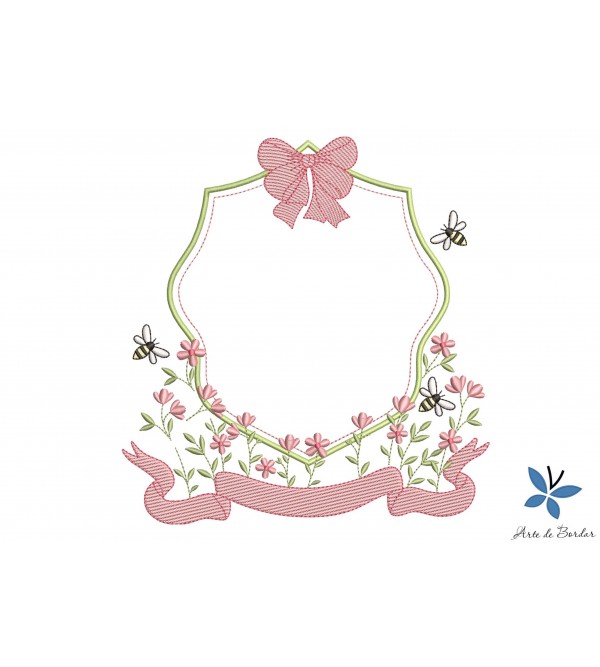 Matriz de Bordado Moldura 297