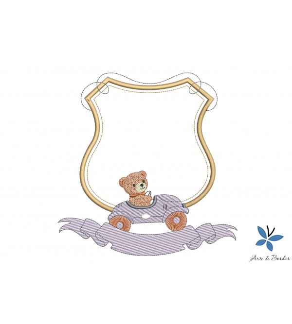 Matriz de Bordado Moldura 292