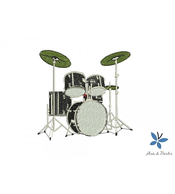 Matriz de Bordado Bateria 001