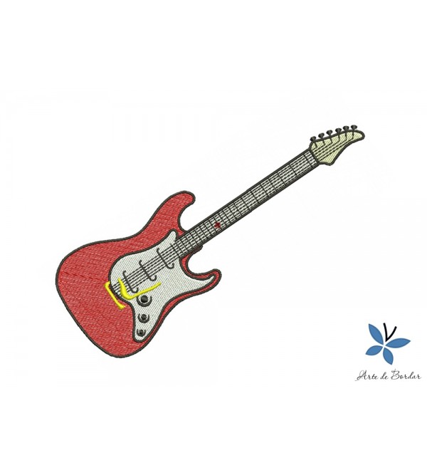 Matriz de Bordado Guitarra 001