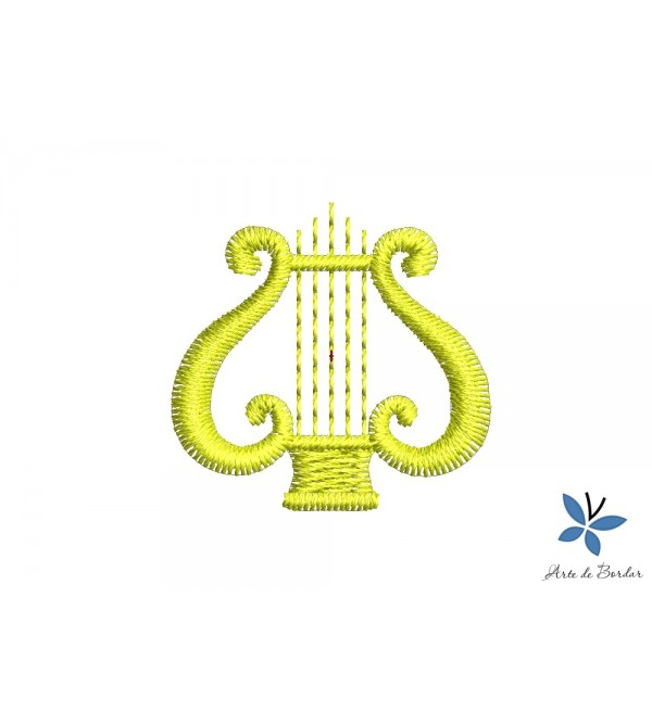 Matriz de Bordado Harpa 002