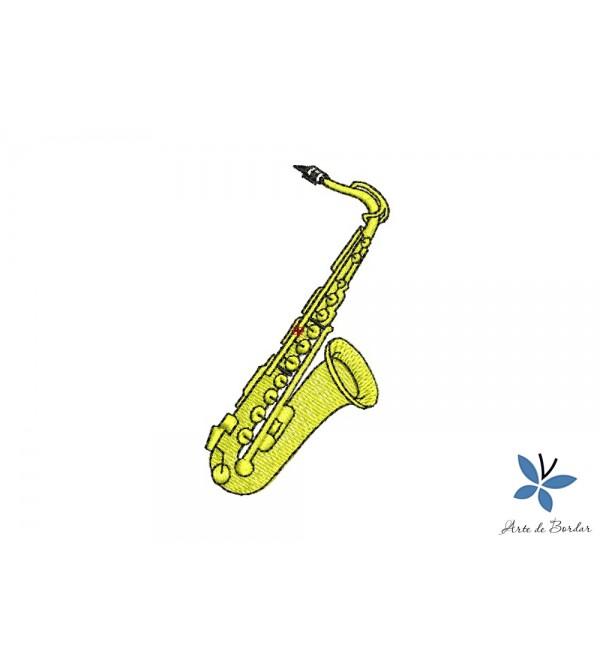 Matriz de Bordado Saxofone 001