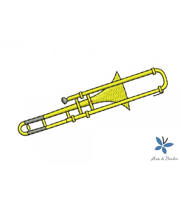 Matriz de Bordado Trombone 002