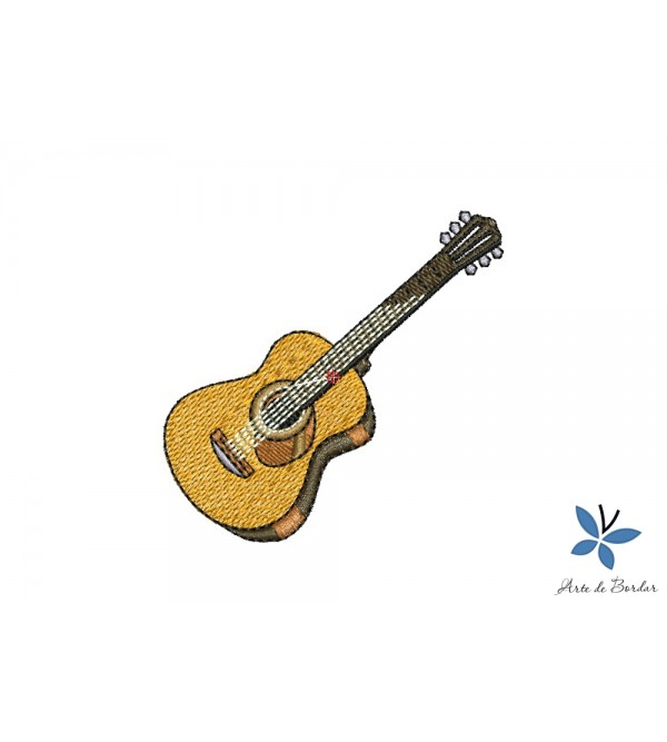 Matriz de Bordado Violão 001