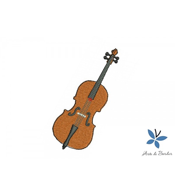 Matriz de Bordado Violino 001