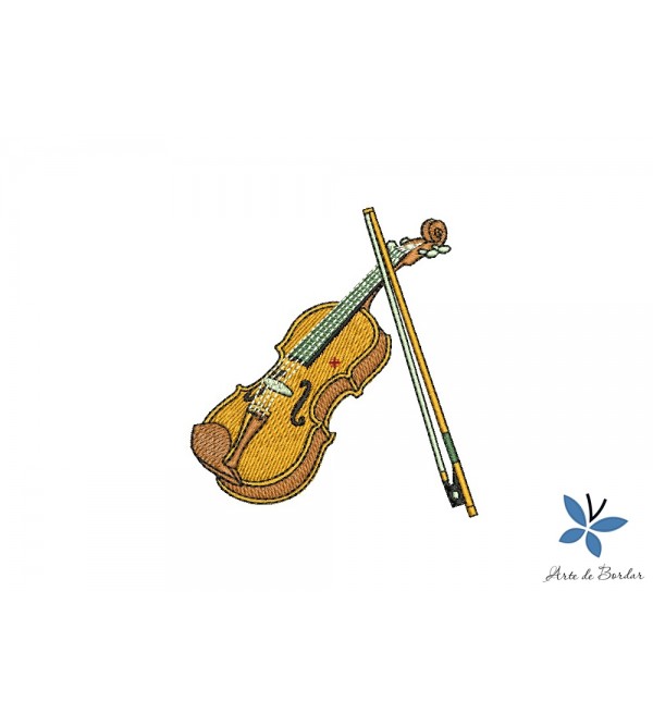 Matriz de Bordado Violino 003