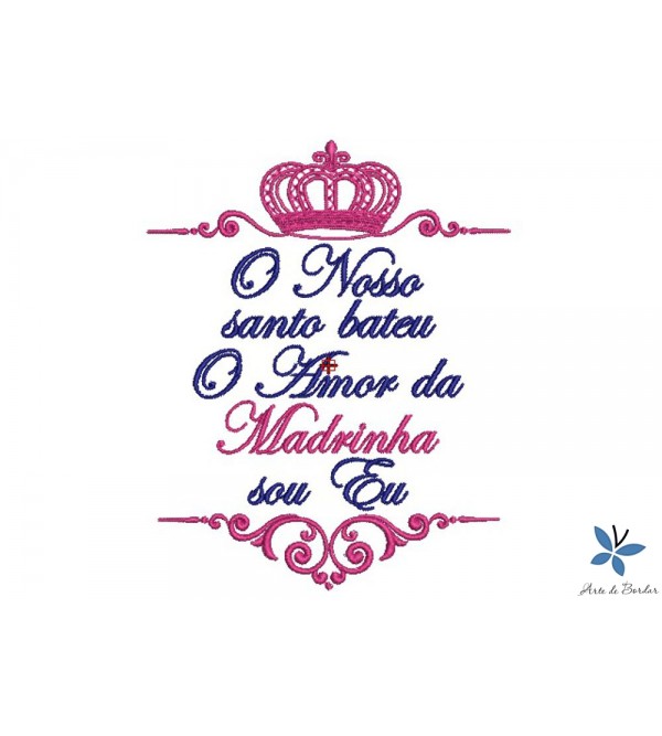 Matriz de Bordado Madrinha 002